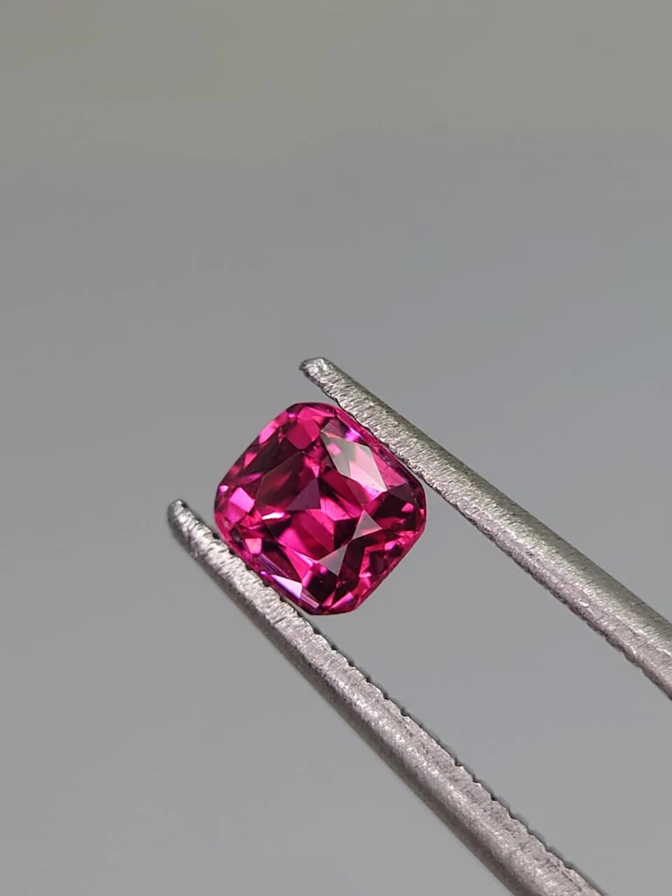 0.7ct Natural Cushion Faceted Umbalite Garnet from Tanzania — view 2